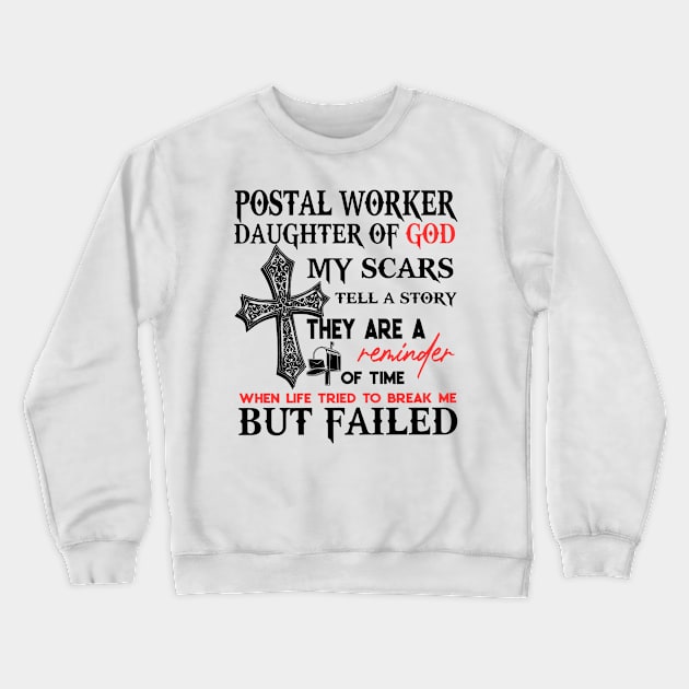 Postal Worker Crewneck Sweatshirt by janayeanderson48214